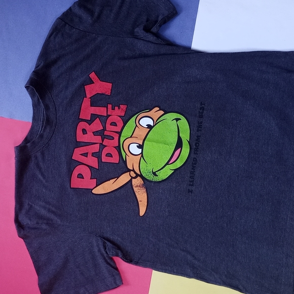 TMNT Party Dude I Learned From The Best T-Shirt